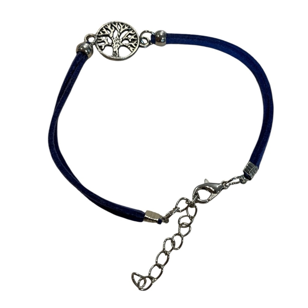 Silver Tree Pendant Bracelet